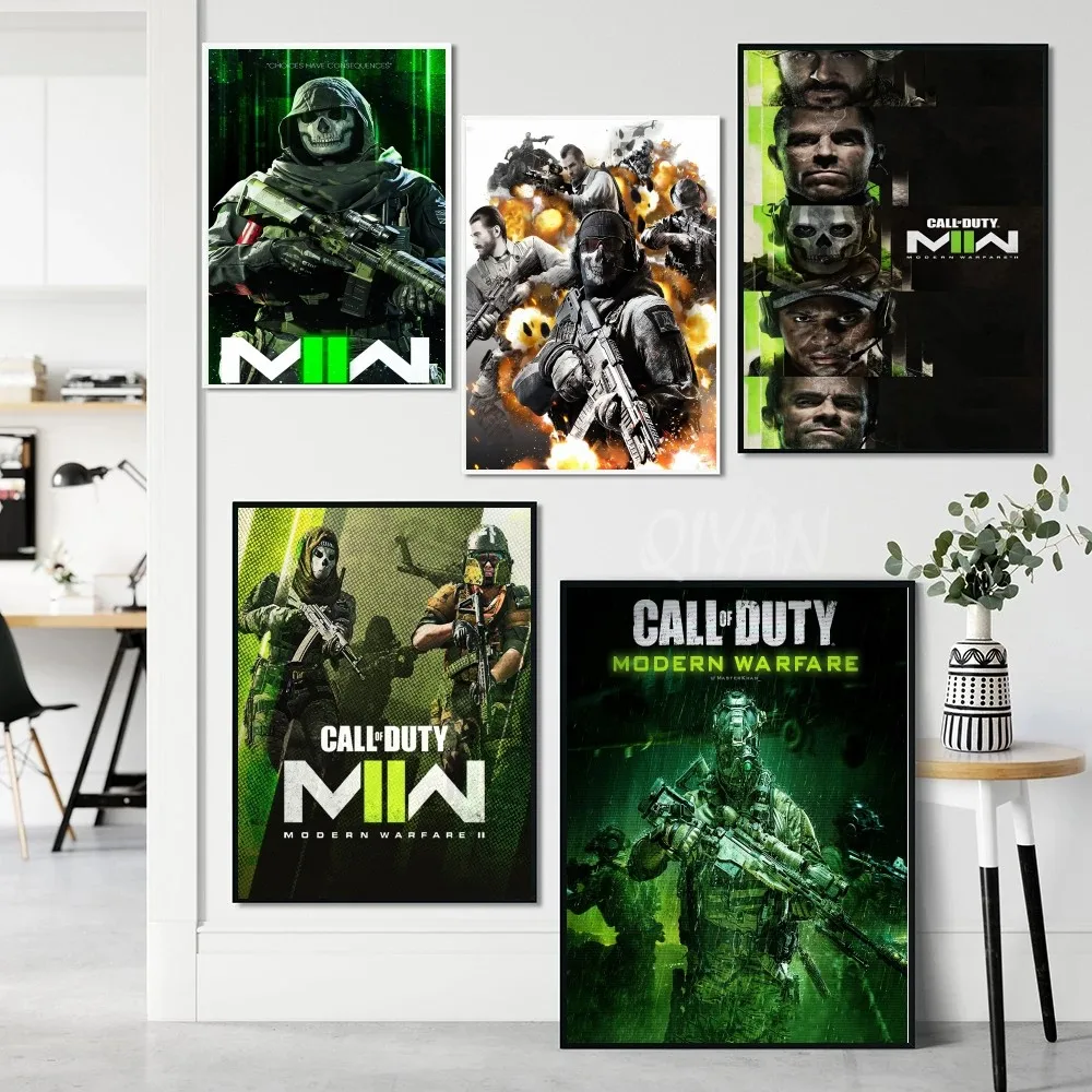 Game Poster Paper Print Home Living Room Bedroom Entrance Bar C-Call Of D-Duty Restaurant Cafe Art Painting Decoration