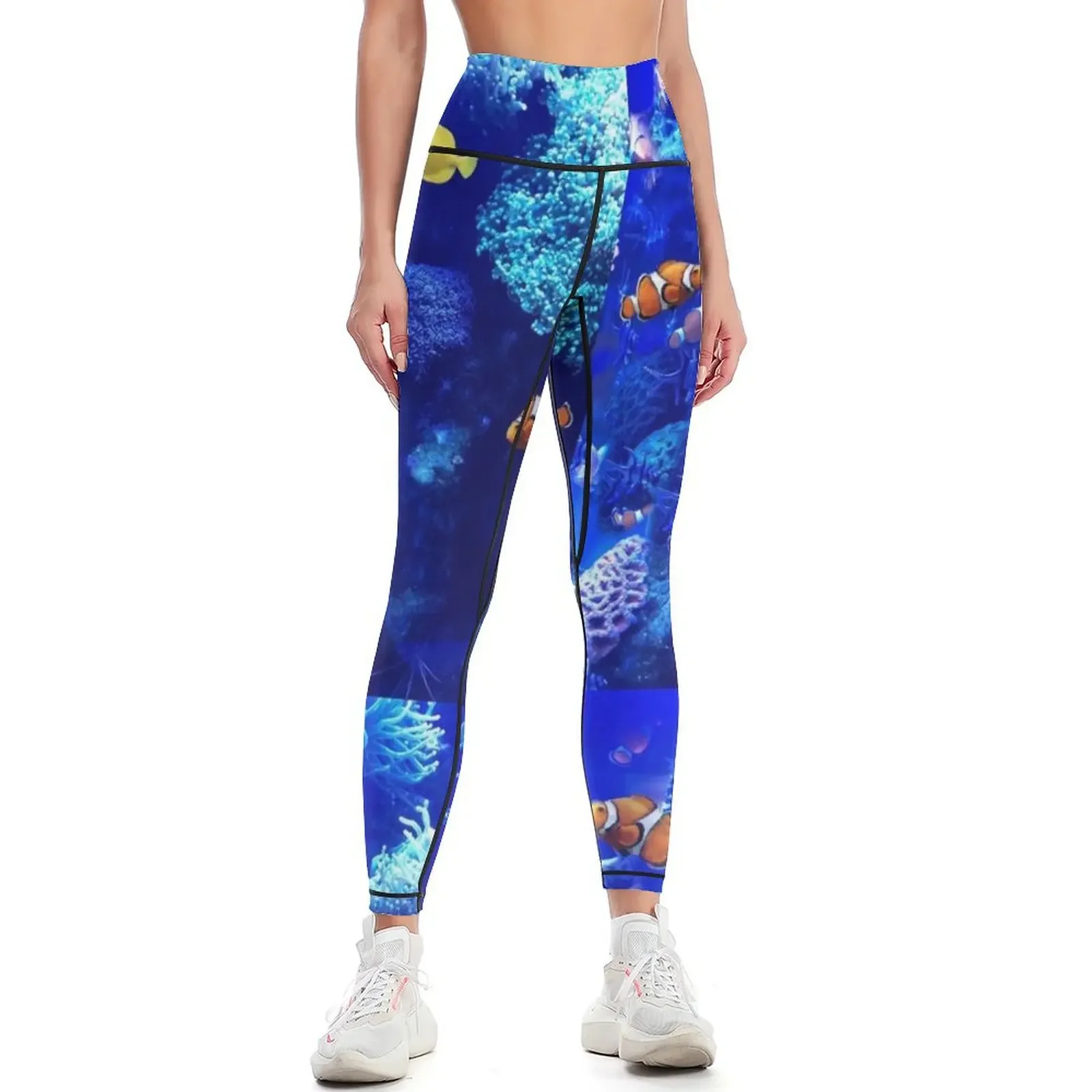 

Clown fish Leggings Women's pants active wear push up tights for Women sportwear Womens Leggings