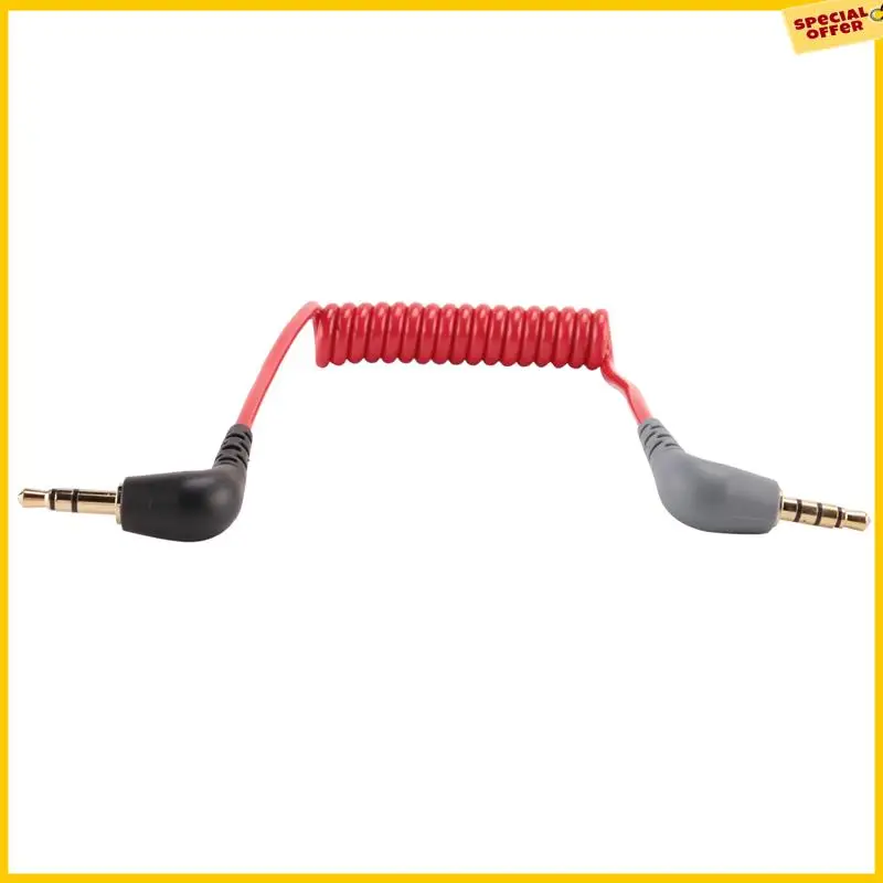 A25P Ersatz 3,5 mm TRS auf 3,5 mm TRRS-Adapterkabel für iPhone RODE Sc7 von VIDEOMIC GO Video Micro-Type-Mikrofone