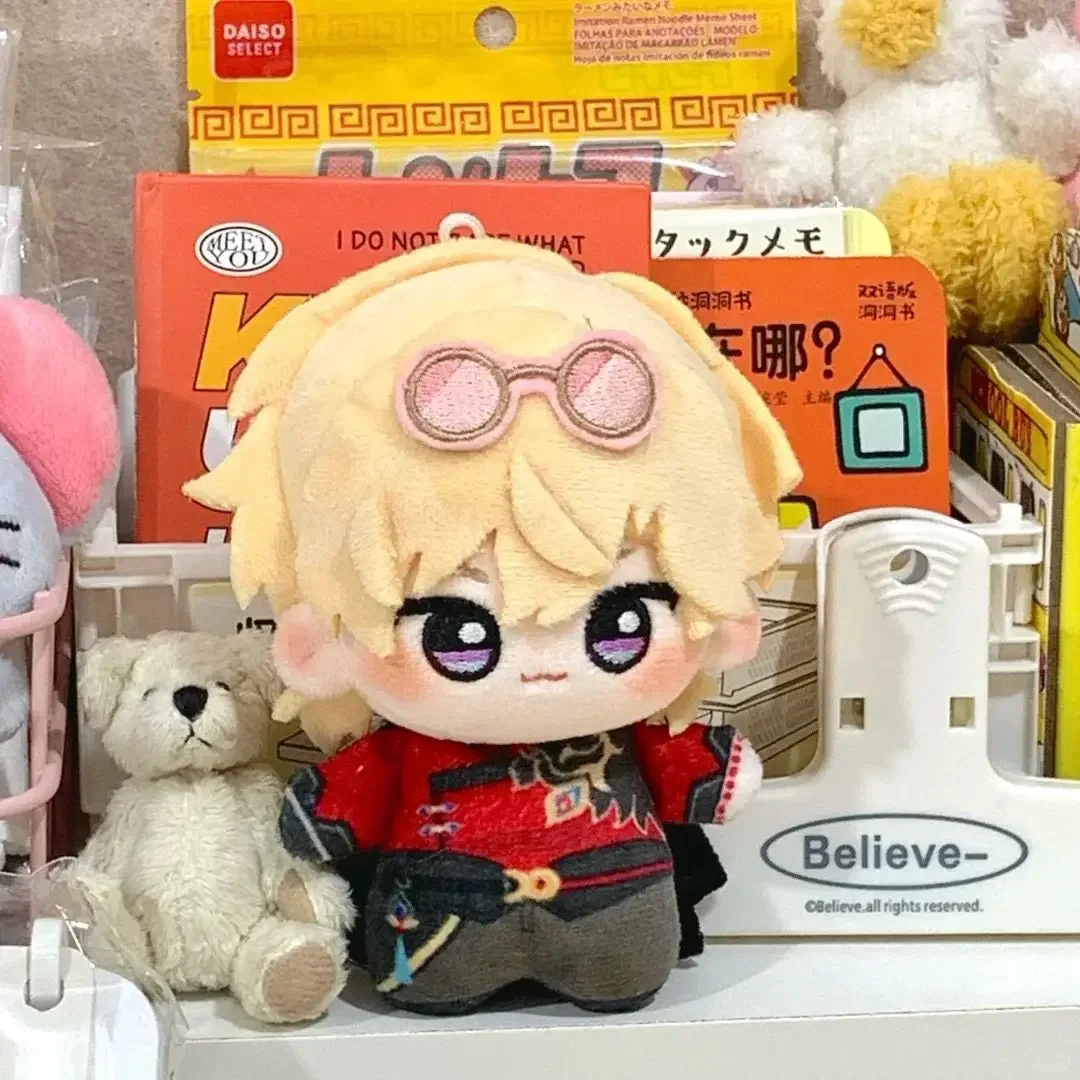 10 Cm Anime Honkai: Star Rail Aventurine Kawaii Cosplay doux Adorable corps en coton sac à dos pendentif en peluche porte-clés cadeau de noël