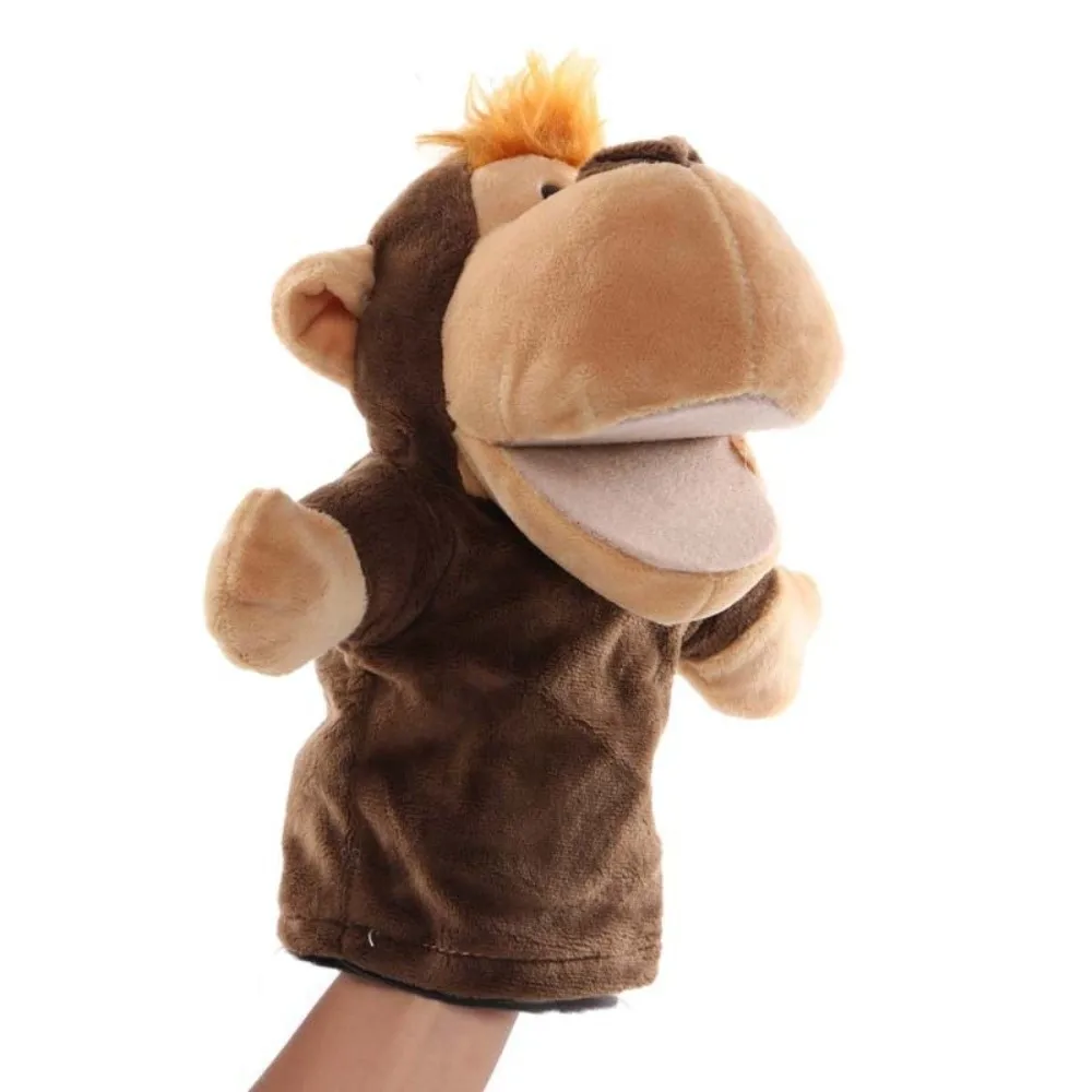 Spiel Puppe Stofftier Handpuppe Cartoon Interaktive Hand Fingerpuppen Niedlichen Affen Beschwichtigen Puppen Kindergarten Geschichte Requisiten