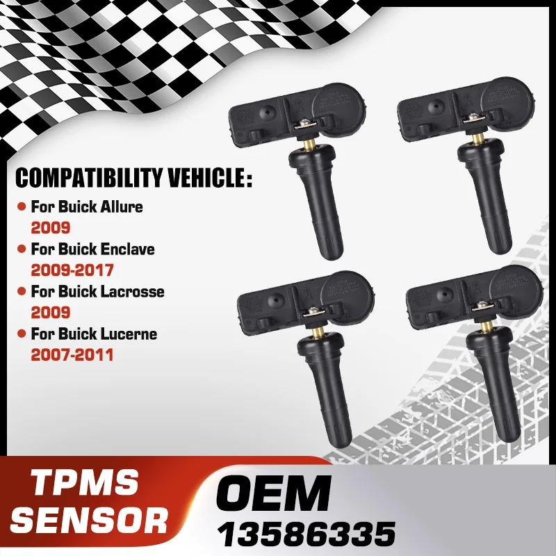 

Car Tire Pressure Monitor Sensor TPMS For Buick Allure 2009 Buick Enclave 2009-2017 Buick Lacrosse 2009 Buick Lucerne 2007-2011