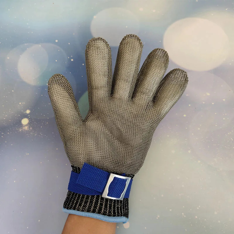 1PC Cut Resistant Stainless Steel Gloves Working Safety Gloves Metal Mesh Anti Cutting For Butcher Worker