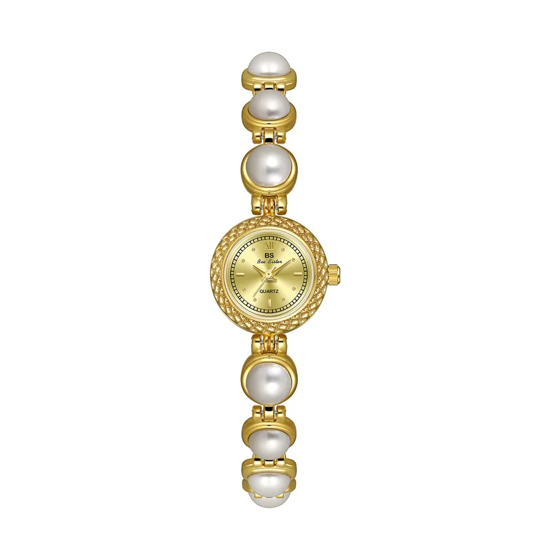 New Model Of Best Selling Elegant And Sophisticated Pearl Bracelet Watch With Light Luxury Style Quality Women's Sports Watches