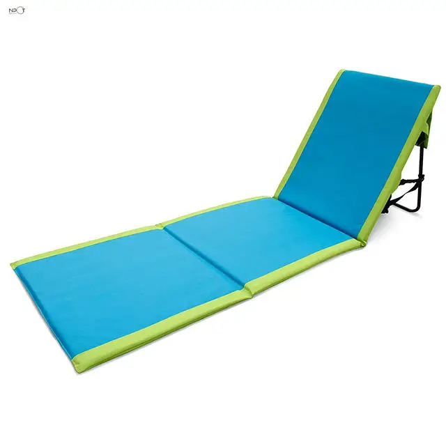 

Wholesale Custom Folding Beach Chaise Lounge Reclining Collapsible Camping Portable Backpack Beach Chair With Shoulder Strap