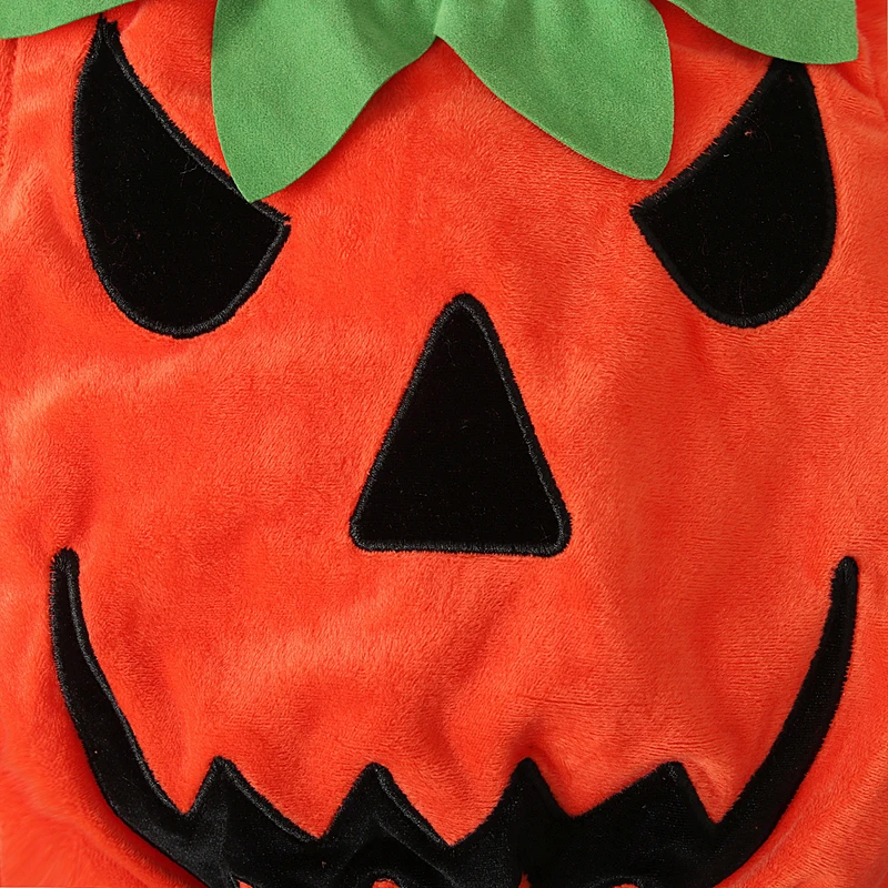 قبعة هالوين علوي وقبعة يقطين بدون أكمام للأولاد والبنات ، من قطعتين ، على الطراز الأوروبي والأمريكية ، للخريف والشتاء