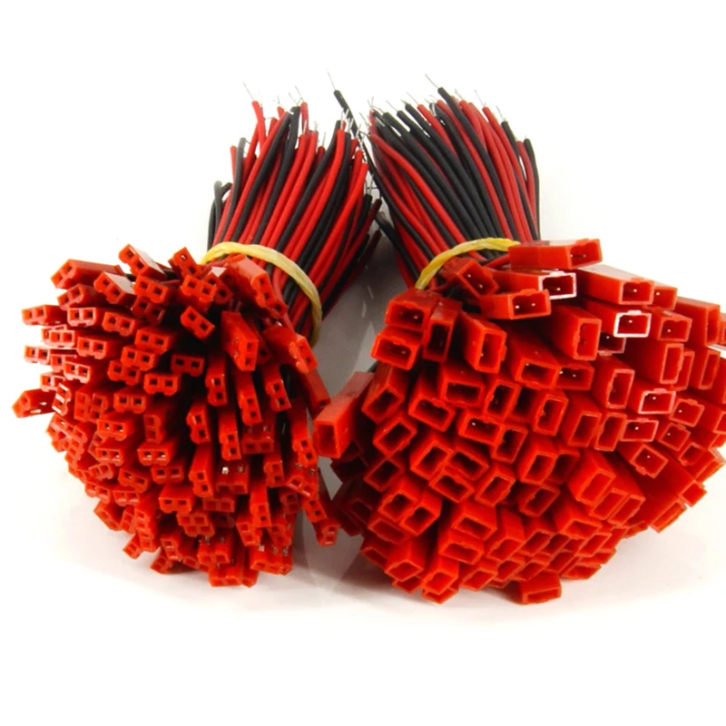 2Pin Micro Mini JST Connector Wire 100MM 26AWG For RC Lipo Battery Drone Car Boat 10Sets