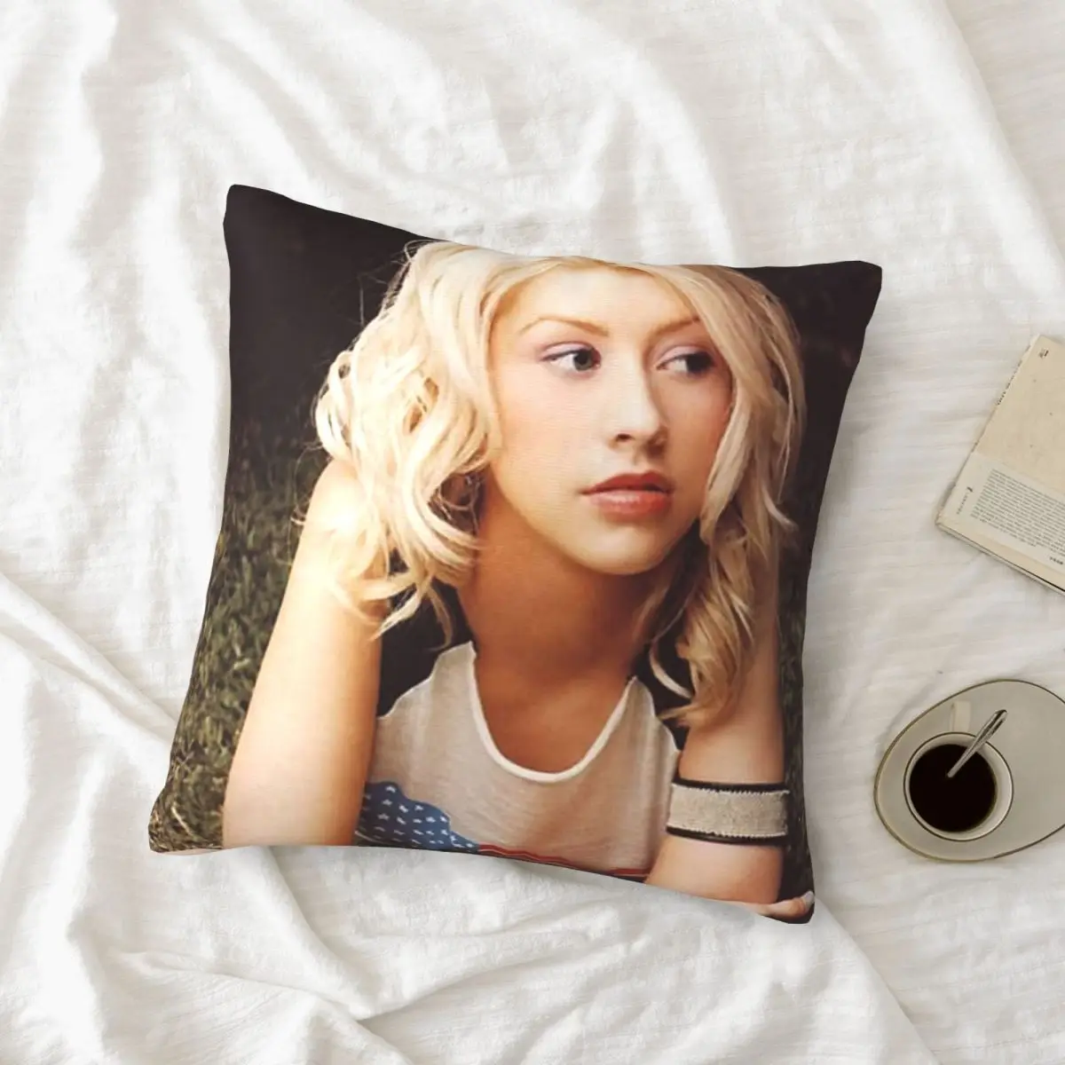 كريستينا أغيليرا المغني 00757 الديكور وسادة تغطي وسادة للجسم أنيمي Dakimakura كيس وسادة غطاء وسادة