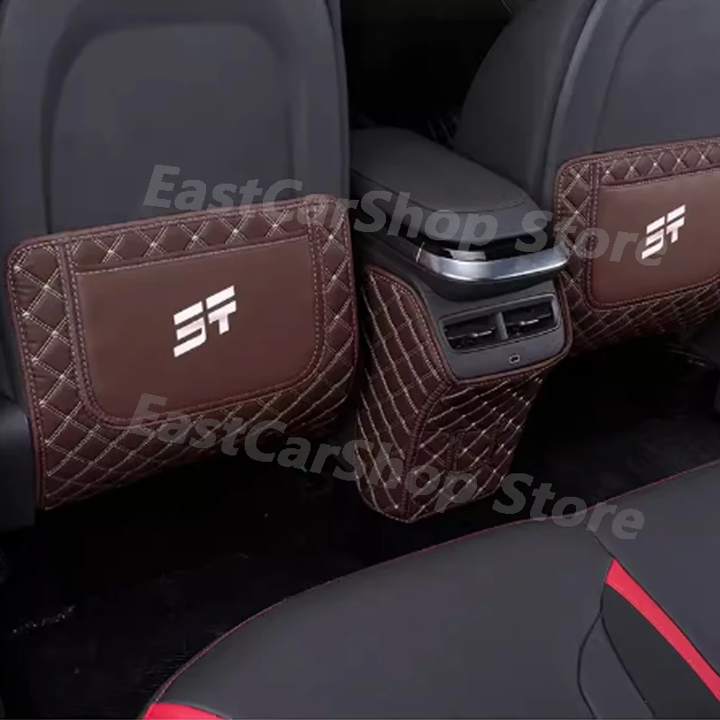 

For Chery Jetour Dashing 2022 2023 Car Rear Seat Anti-Kick Pad Rear Seats Cover Back Armrest Protection Mat Car Accessories