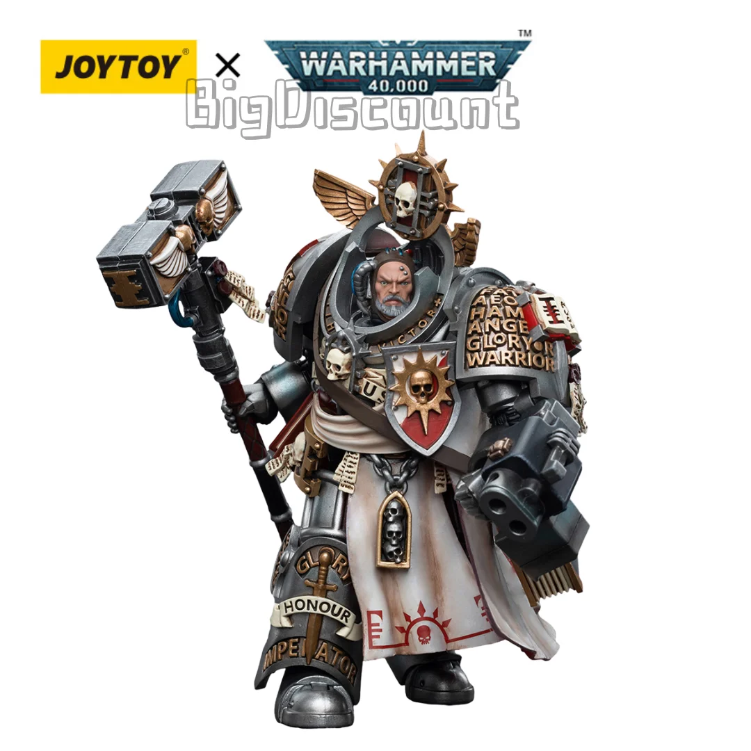 [IN STOCK] JOY TOY 1/18 Action Figures 40K Grey Knights Grand Master Voldus Anime Game Collection Model Gift Free Shipping