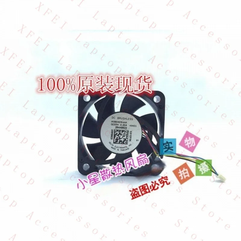 F for Delta 4010 4CM ASB0405HHA -AA01 DC5V 0.20A 4-wire cooling fan