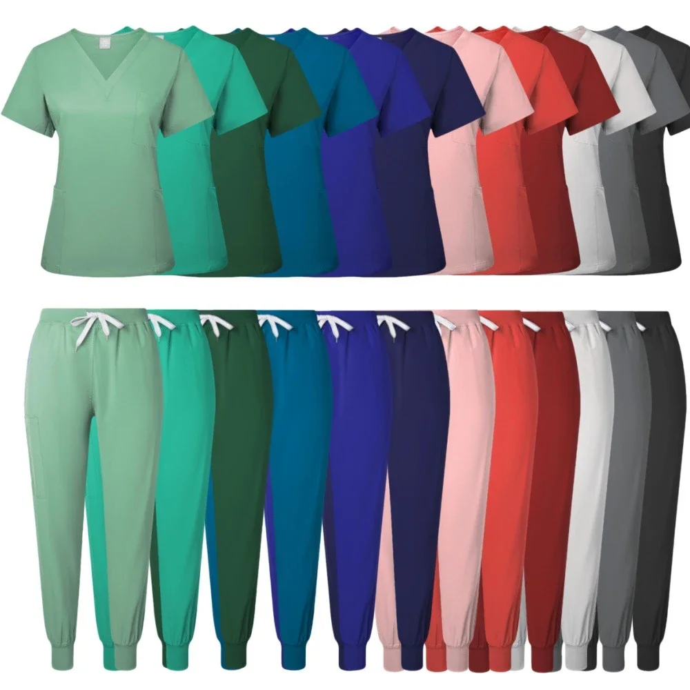 V-Ausschnitt medizinische Peelings Tops lässig Kurzarm Bluse Apotheke Krankenhaus insgesamt Frauen Peeling Kleidung Pflege Uniform Krankens ch wester Shirt