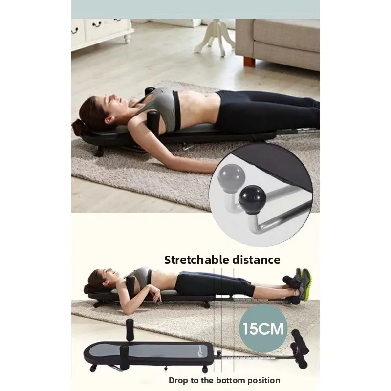 Home Gym Stretcher Lumbar Cervical Traction Device Dual Color Backboard