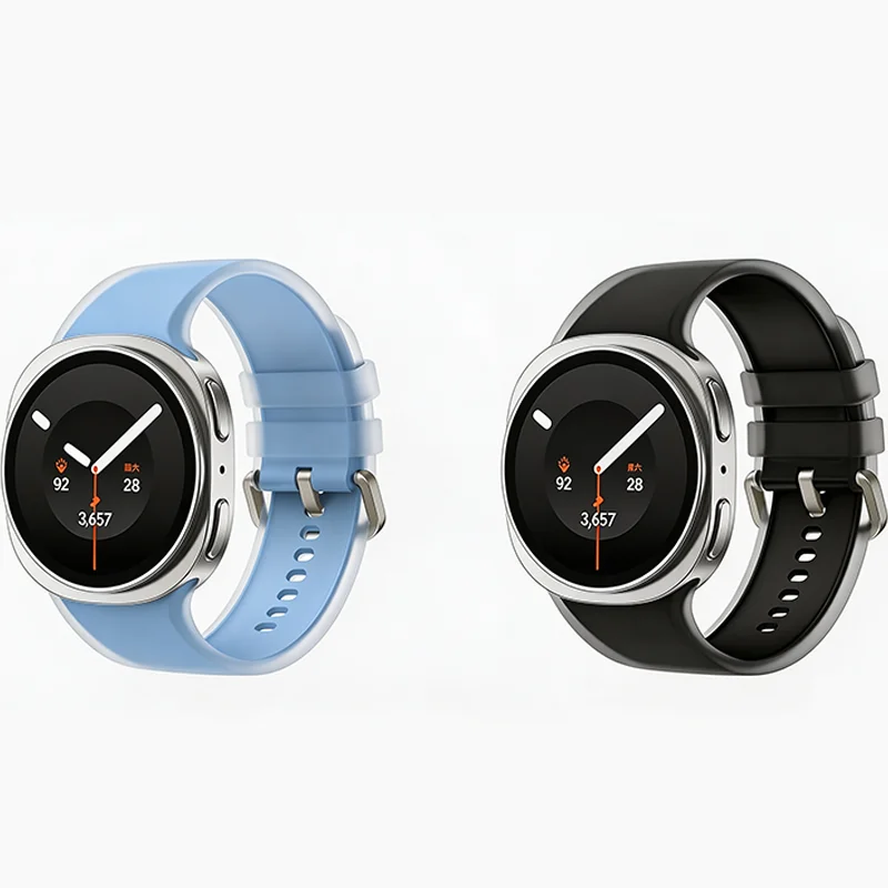 2PCS-1:1 Sport Band for Samsung Galaxy Watch 9 44/40mm  Wrist Replacement Belt Bracelet,Official Jelly Transparent Silicone Band