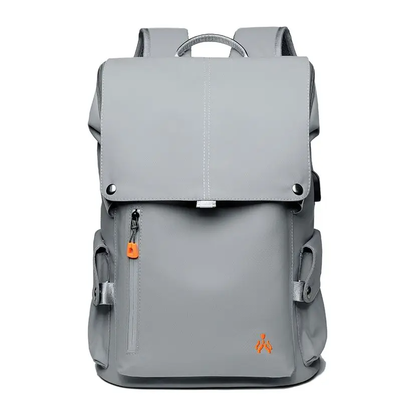 Nova Moda dos Homens Mochila de Computador Grande Capacidade Mochila de Viagem Lazer Simples Júnior Estudante do Ensino Médio Mochila