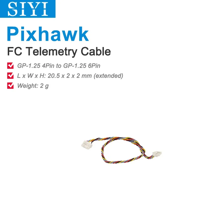 Cavo di telemetria del Controller di volo SIYI per Controller di volo Pixhawk BOYING JIYI VK CUAV Holybro