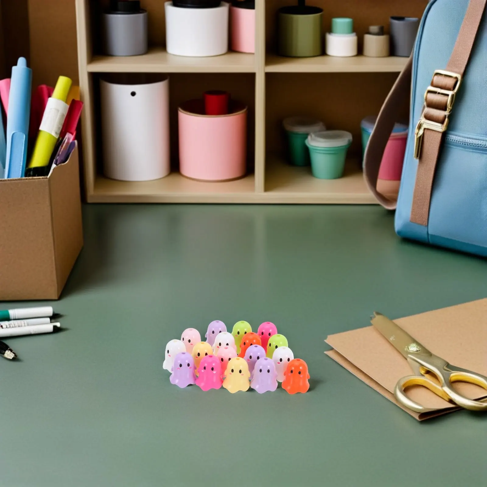 

Набор из 13 бусин в виде призраков на Хэллоуин, уникальный мультяшный дизайн, акриловые бусины для рукоделия, гирлянды, украшения для создания жутких украшений и вечеринок