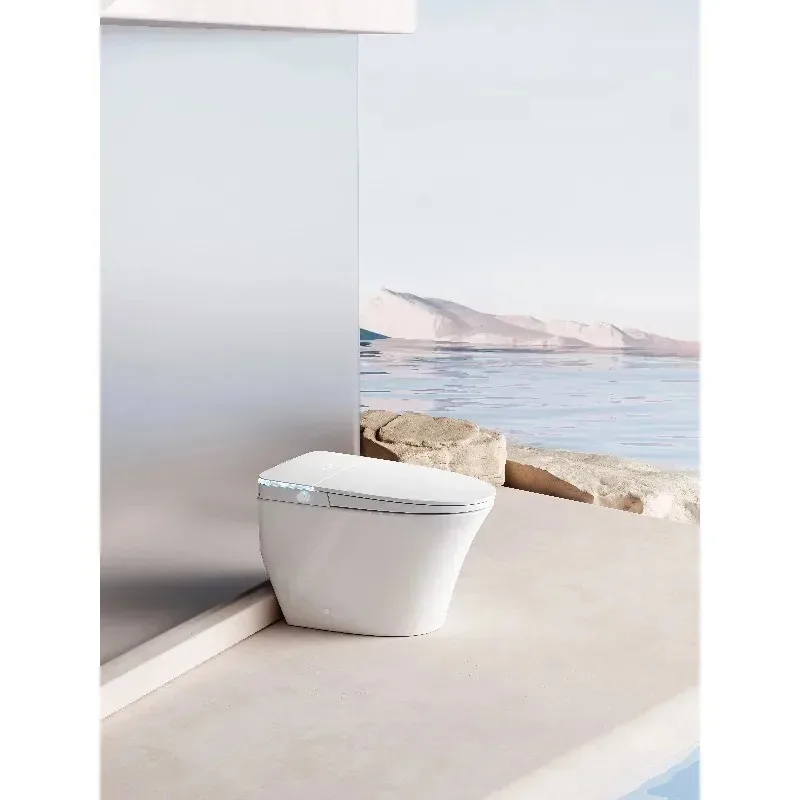 Popular CUPC Automatic Flush Open One Piece Smart Toilet Certified Warm Air Drying Intelligent Smart Toilet