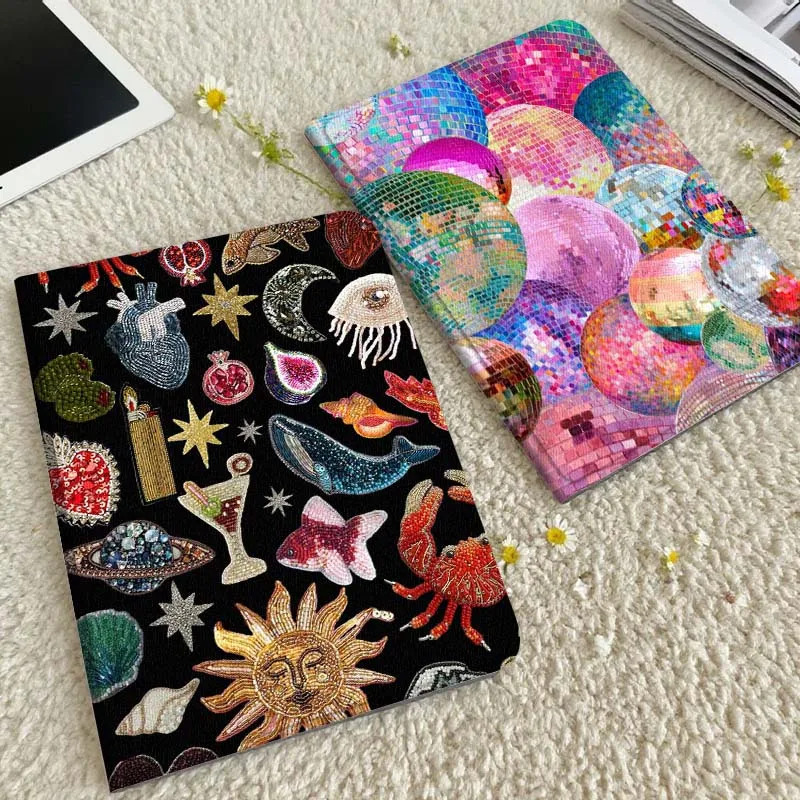 

Cartoon Ocean Animal Patch Tablet Case For Xiaomi Redmi Mini Pad SE K 2 4 5 6 7 8 2023 2025 11 8.8 11.2 10.1 Pro Gift