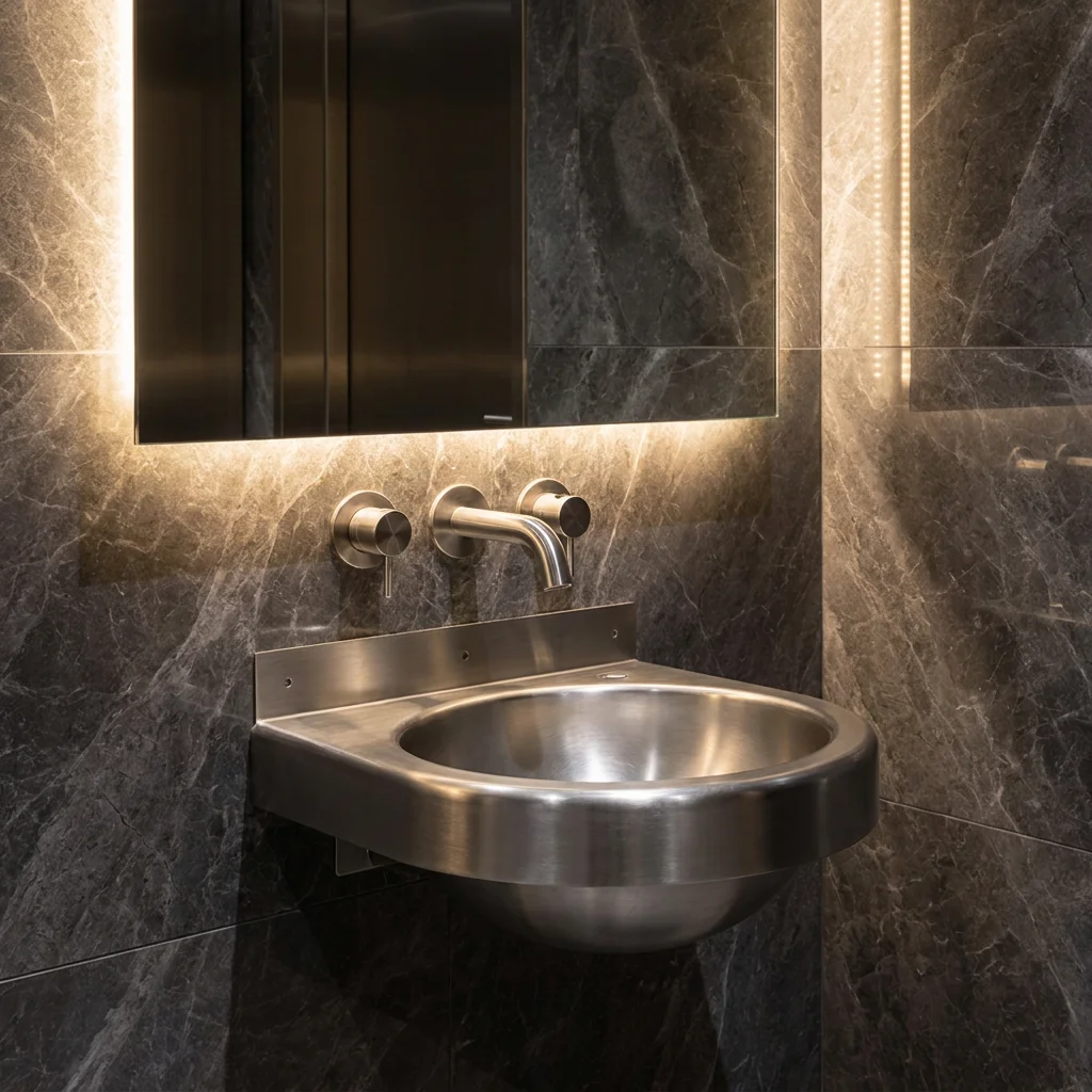 Factory Direct Sale of High-quality 304 Stainless Steel Washbasin Does Not rust After Long-term Use.