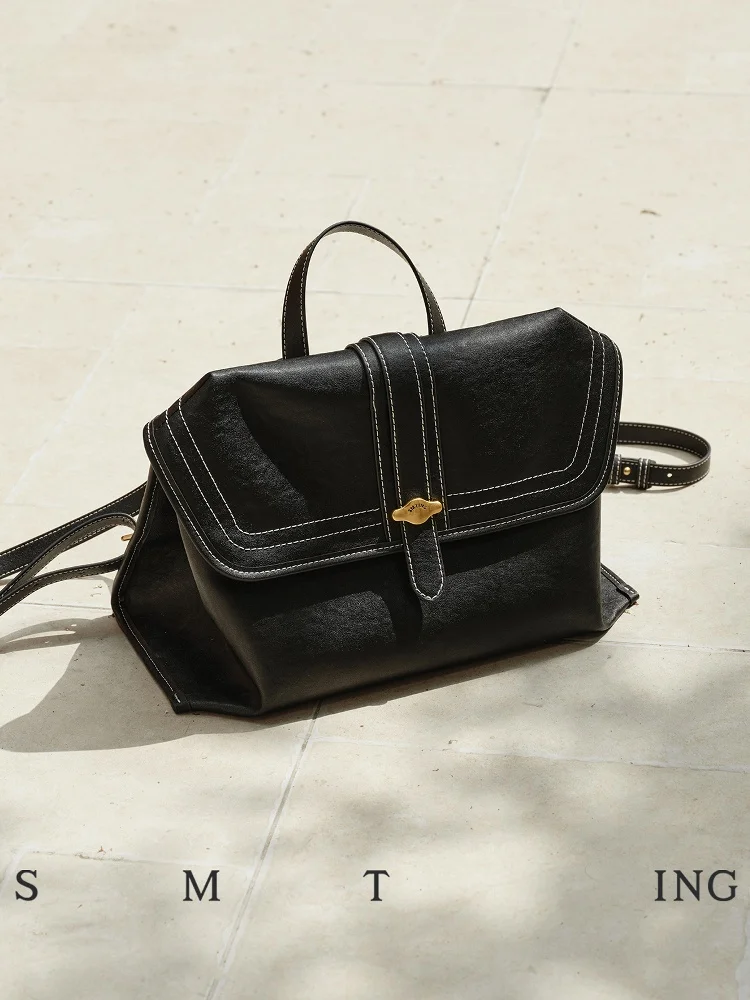 Ximuting Damon Mujer Grande Capaci Bapa Faionable Juvenil Sle Mango Suave Medio Hardn Verano 2024 Tela