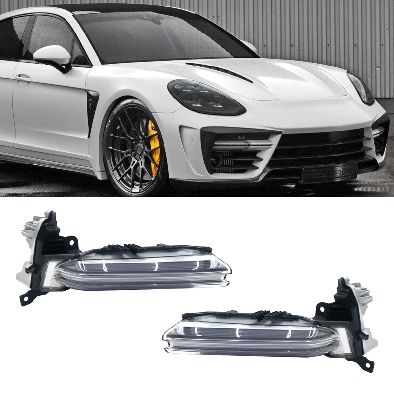 

Для Porsche Panamera 971 2018 2019 2020 971953041D светодиодный Front Аксессуары для дневных ходовых огней