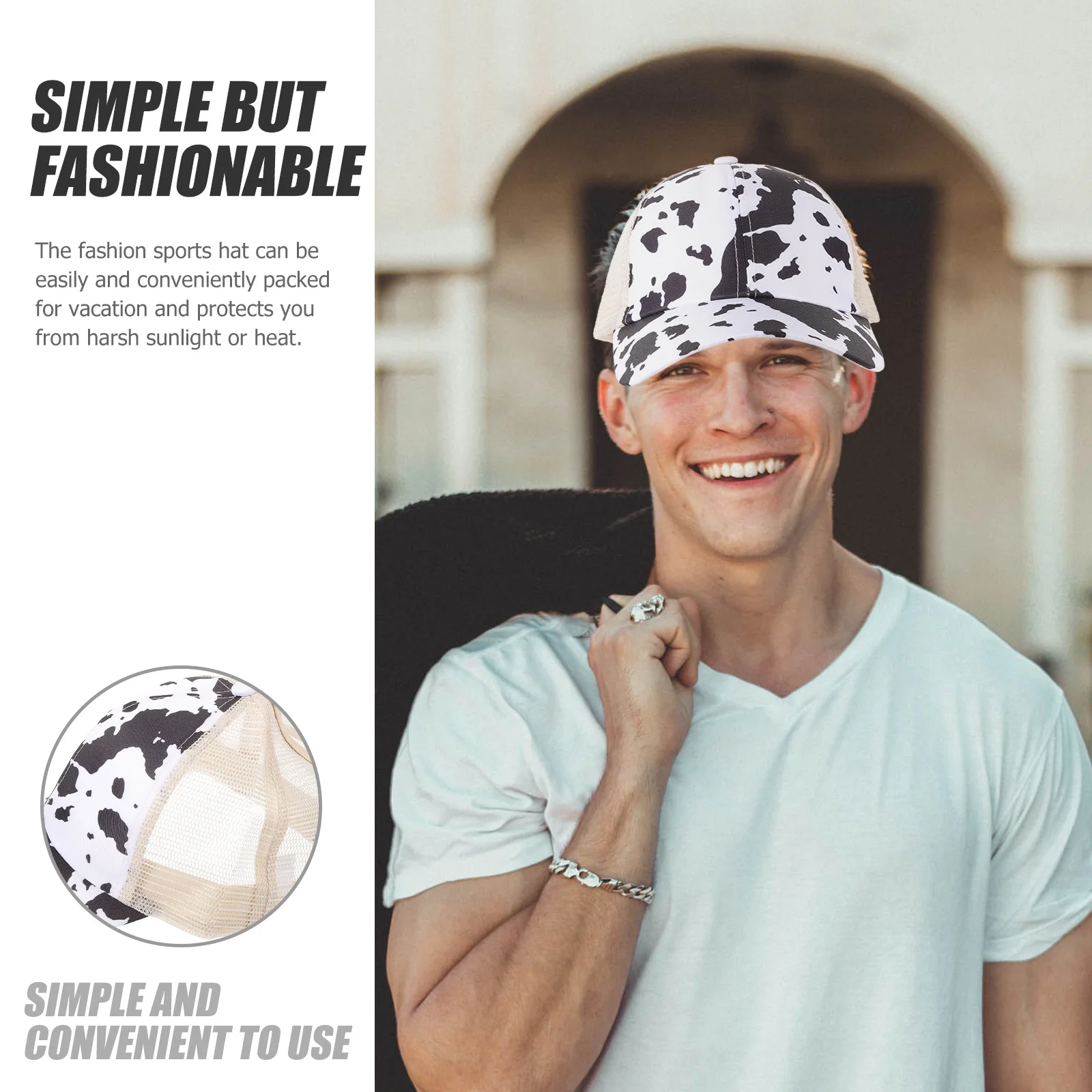 Baseballmütze aus Baumwolle, sonnenfeste Kappe, stilvolle Sportbekleidung für Damen und Herren, Laufen, Tennis, Radfahren, Wandern, Klettern, Workout, Laufen, Damen