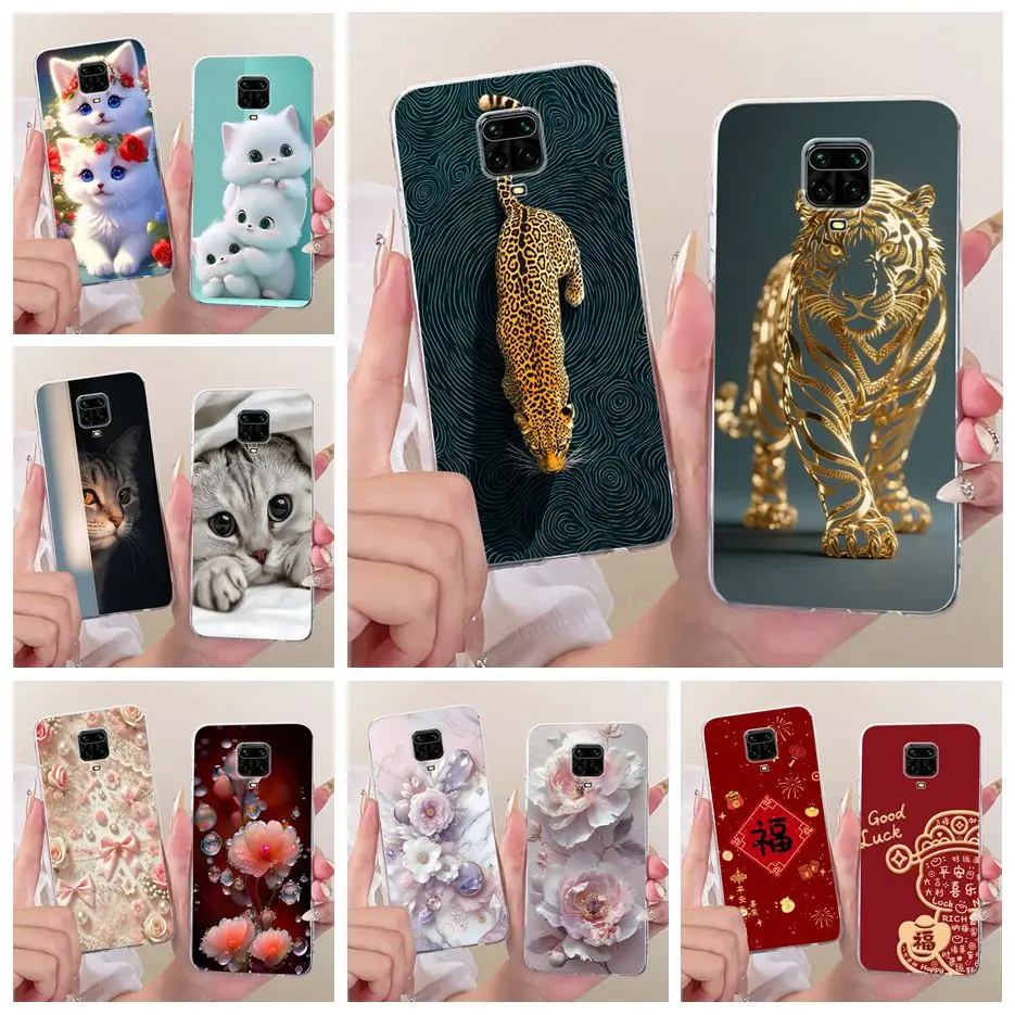 Funda para Xiaomi Redmi Note 9 Pro Max, Note 9S, con diseño de animales, cubierta suave y delgada para Redmi Note 9 Pro, Note9 S, Fundas