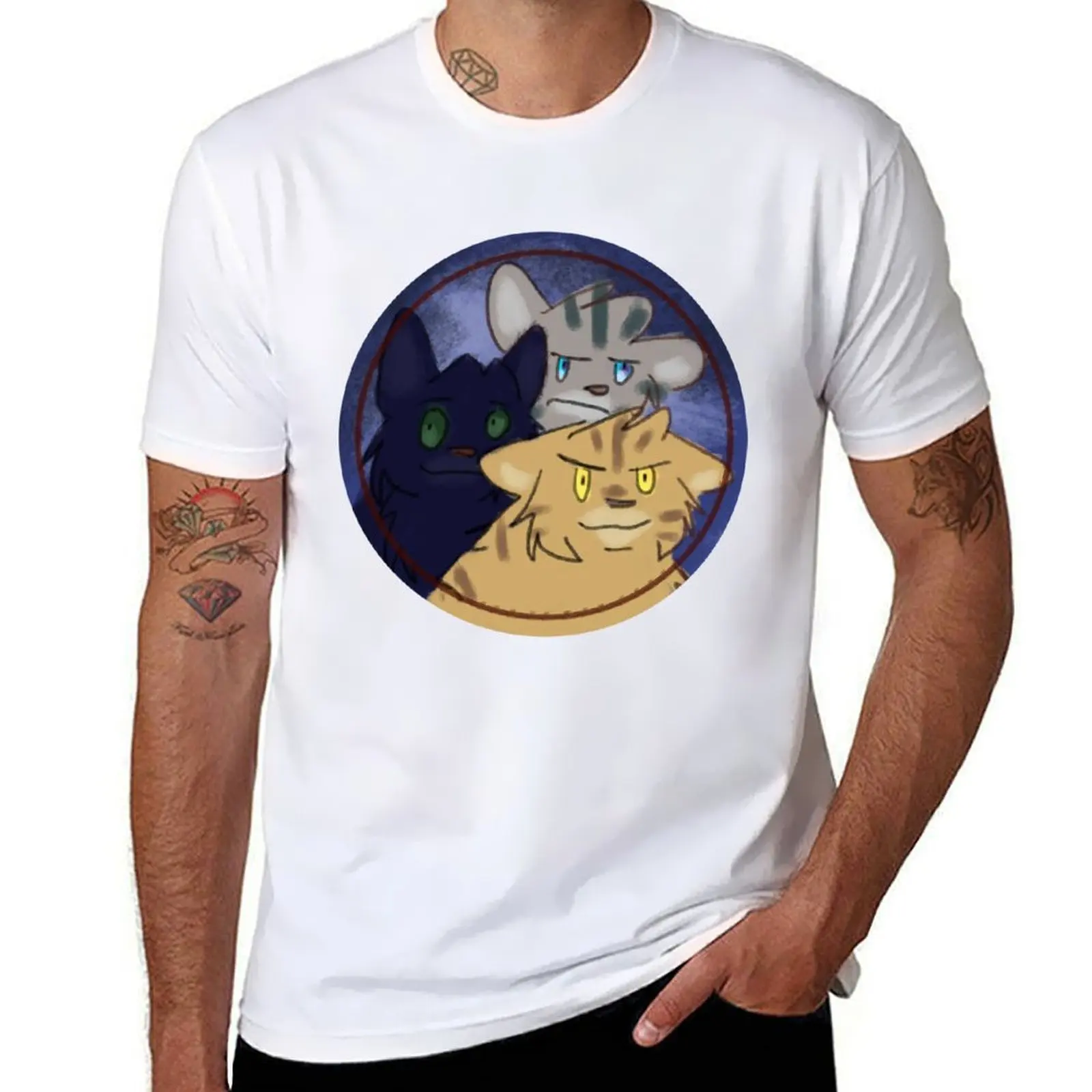 

The Sight (Jayfeather, Hollyleaf and Lionblaze) T-Shirt man graphic t shirt funny t shirts man T-Shirt