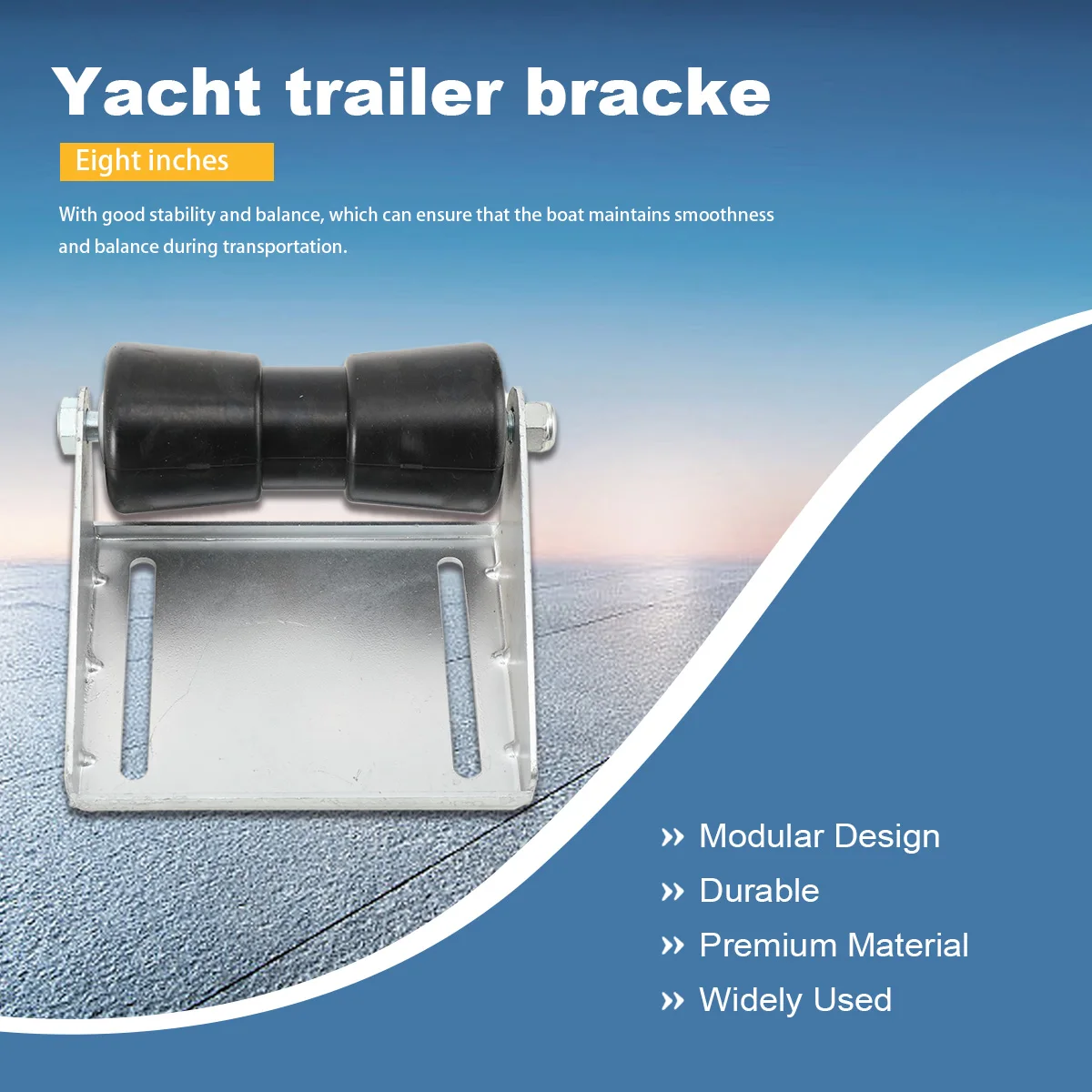 

For Boat Trailer Rollers with Brackets 8/10/12 inch Keel Roller Assembly Kit Yacht Kayak Roller Bracket Marine Boat Accessories