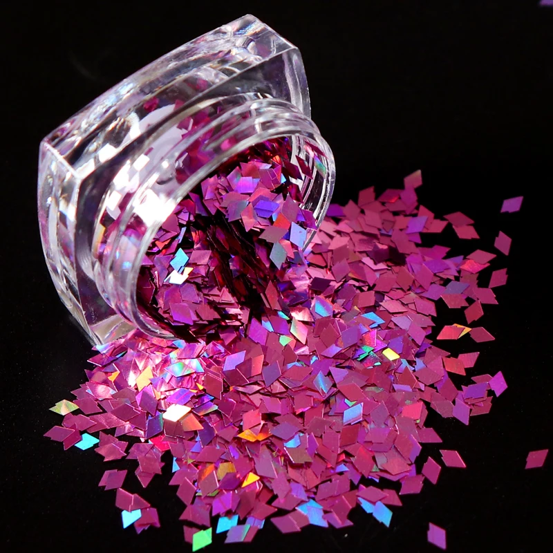 Scintillante forma di diamante Glitter resina riempimento rombo Paillettes coriandoli resina Shaker Filler Paillettes fai da te resina epossidica Kit completo