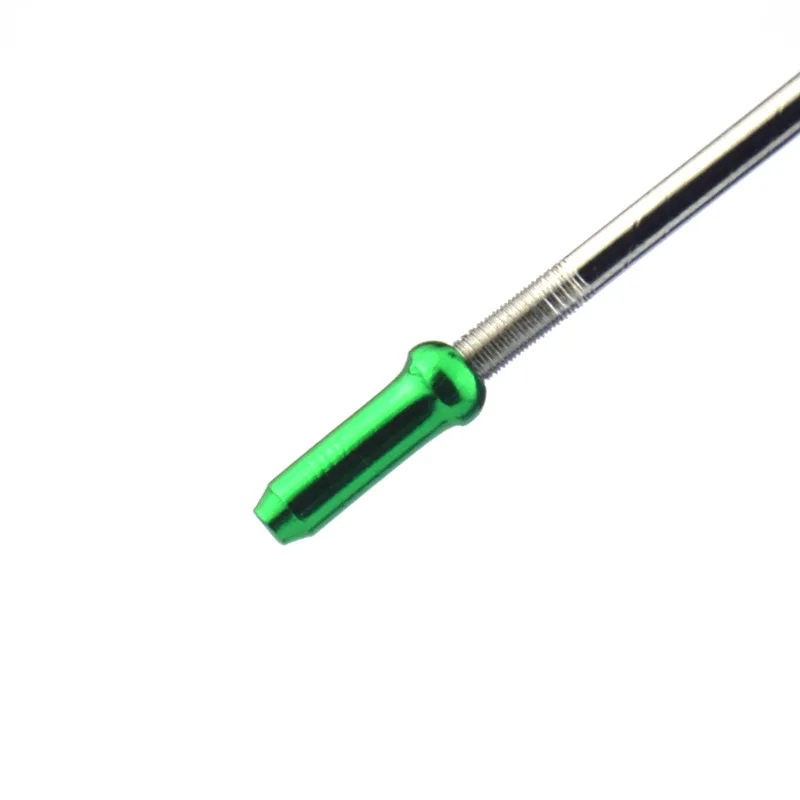 50 pçs/lote tampas de extremidade do cabo da bicicleta liga alumínio freio shifter cabo interno dicas crimps desviador da bicicleta mudança fio
