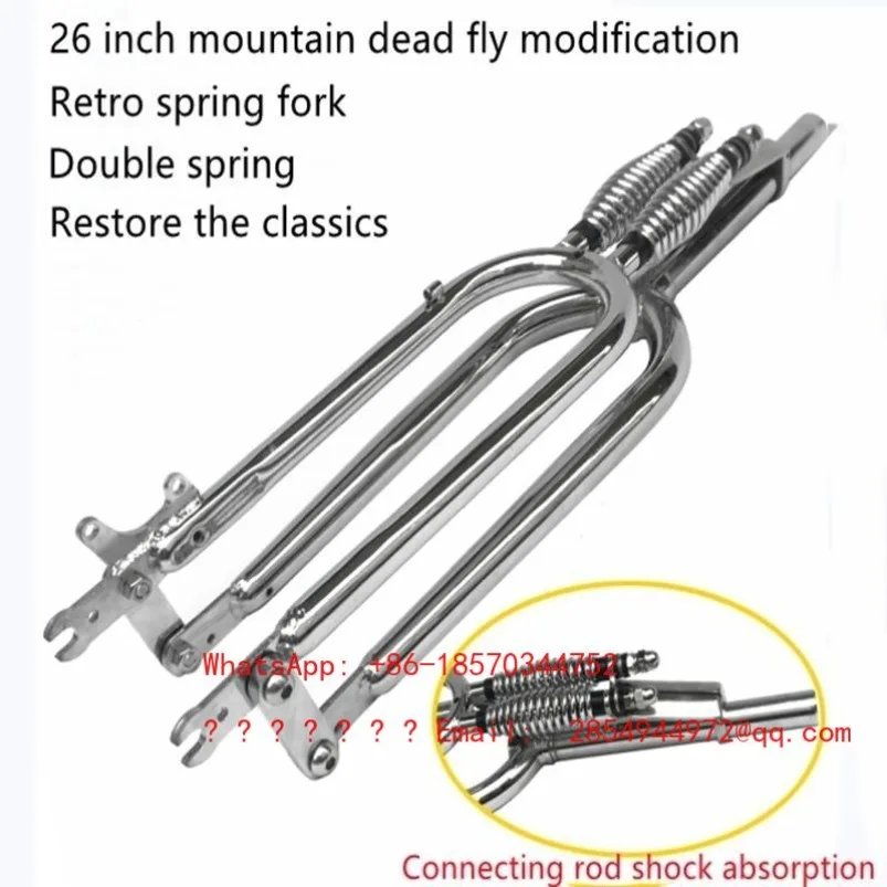 2026   High-grade Double-spring Shock-absorbing Front Fork Is Available in Stock Quickly.
