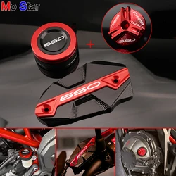 650 Accessories Motorcycle Rear Front Brake Fluid Covers and Oil Filler Cap Protection For Z650 Z Ninja 650 VERSYS 650