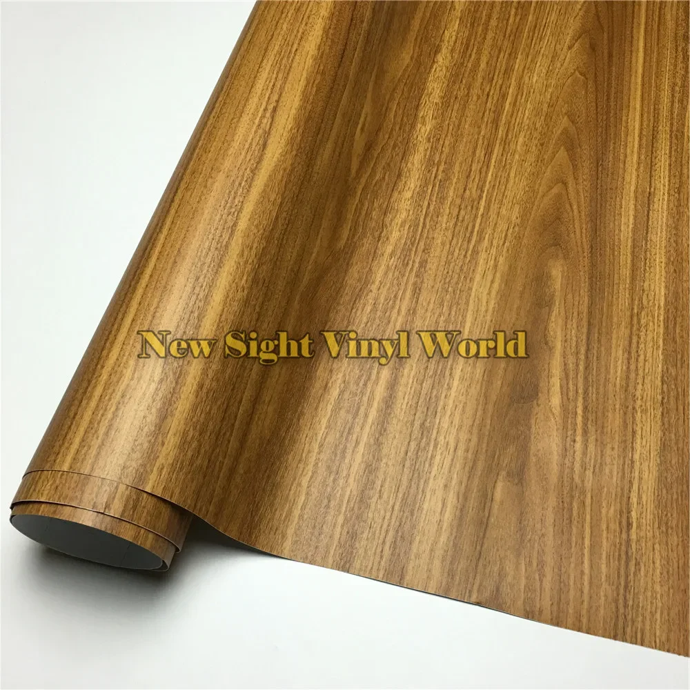 

Ebony Wood Grain Self Adhesive Vinyl Film PVC Wood Sticker For Floor Furniture Car Interier Size:1.24X50m/Roll(4ft X 165ft)