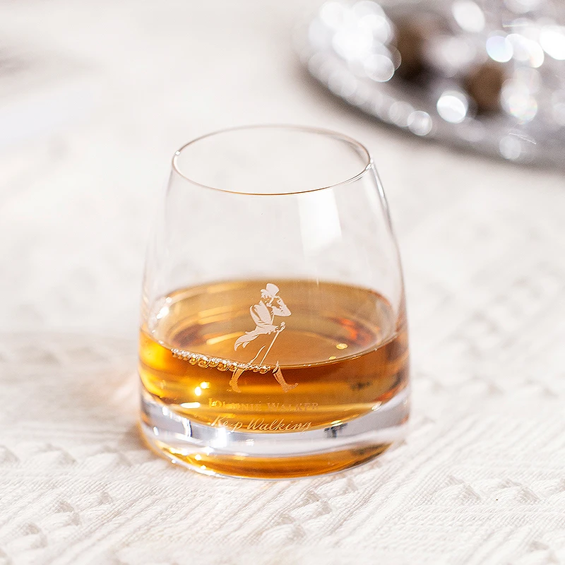 Macallan Whiskey Glasses, Set of 2 - Ice ball-ready! 11oz Glass, Perfect for Scotch, Cocktails, Rum, Vodka. Stylish Barware.