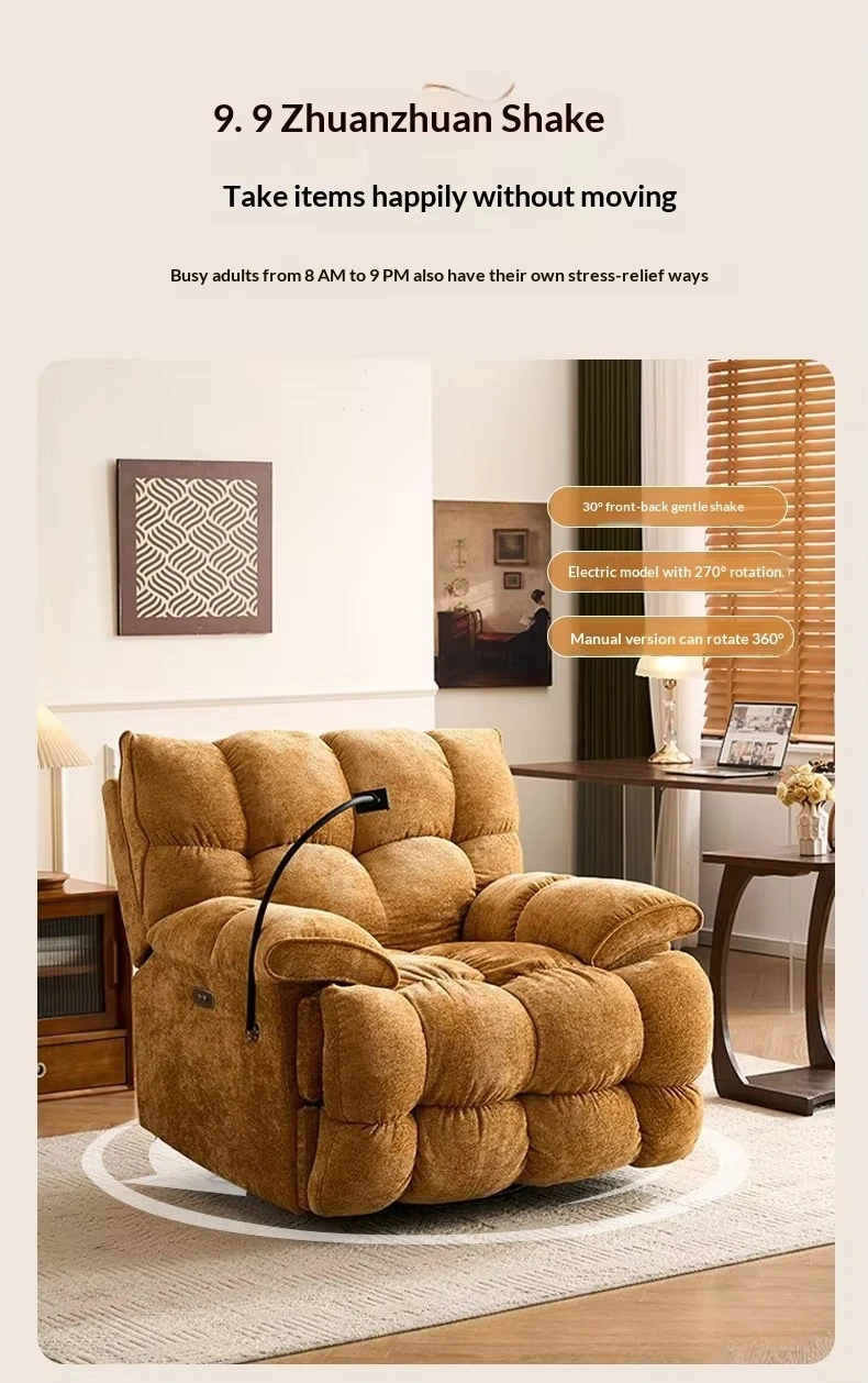 Lift Recliner Sofa,Electric Power Lift Chair For Elderly,Dual Motor Fabric Recliner,Lay Flat Comfortable Modern