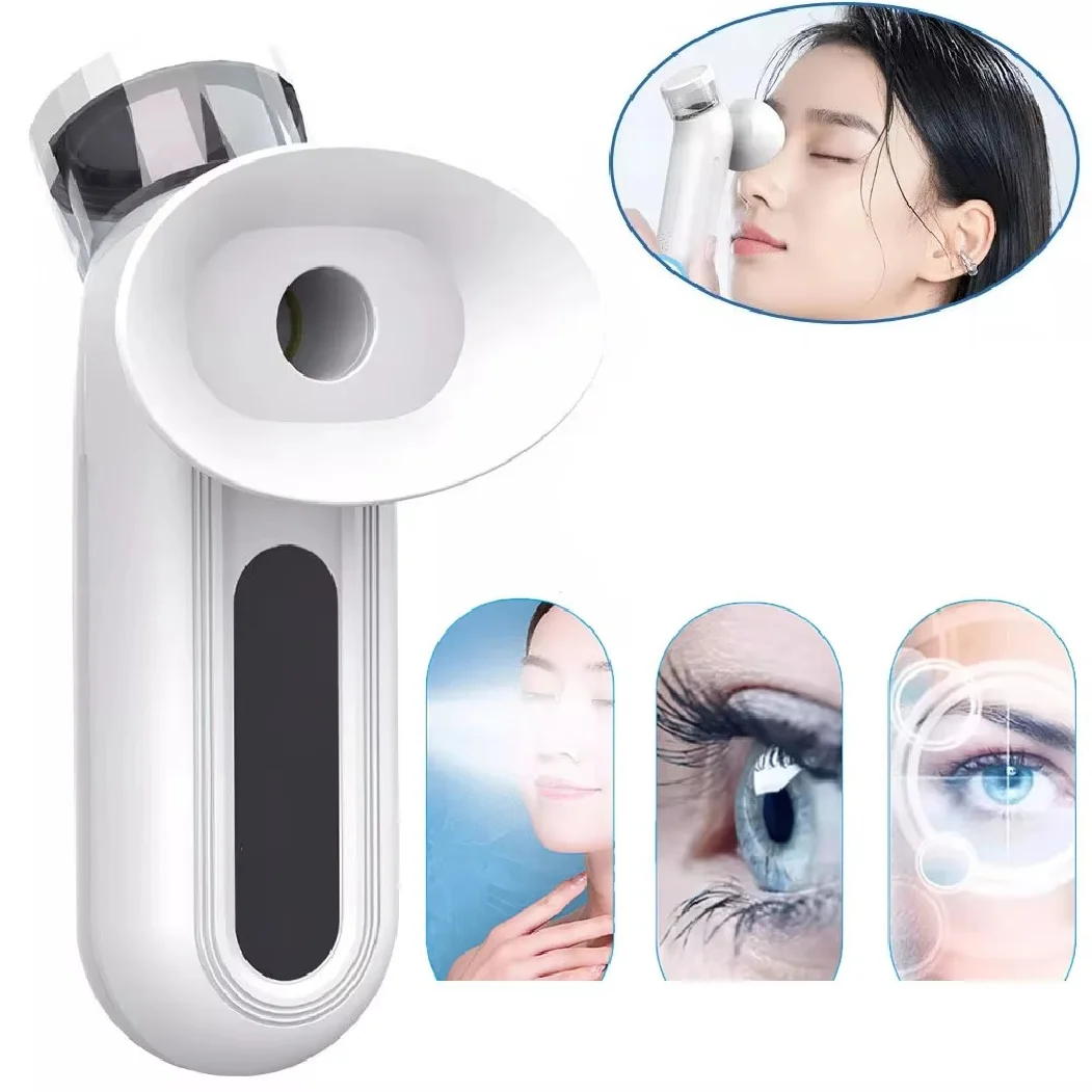 Eye Steamer with Sonic Wave Atomization – 3 Temperature Modes 2 Moisturizing Modes– Portable Heat Therapy