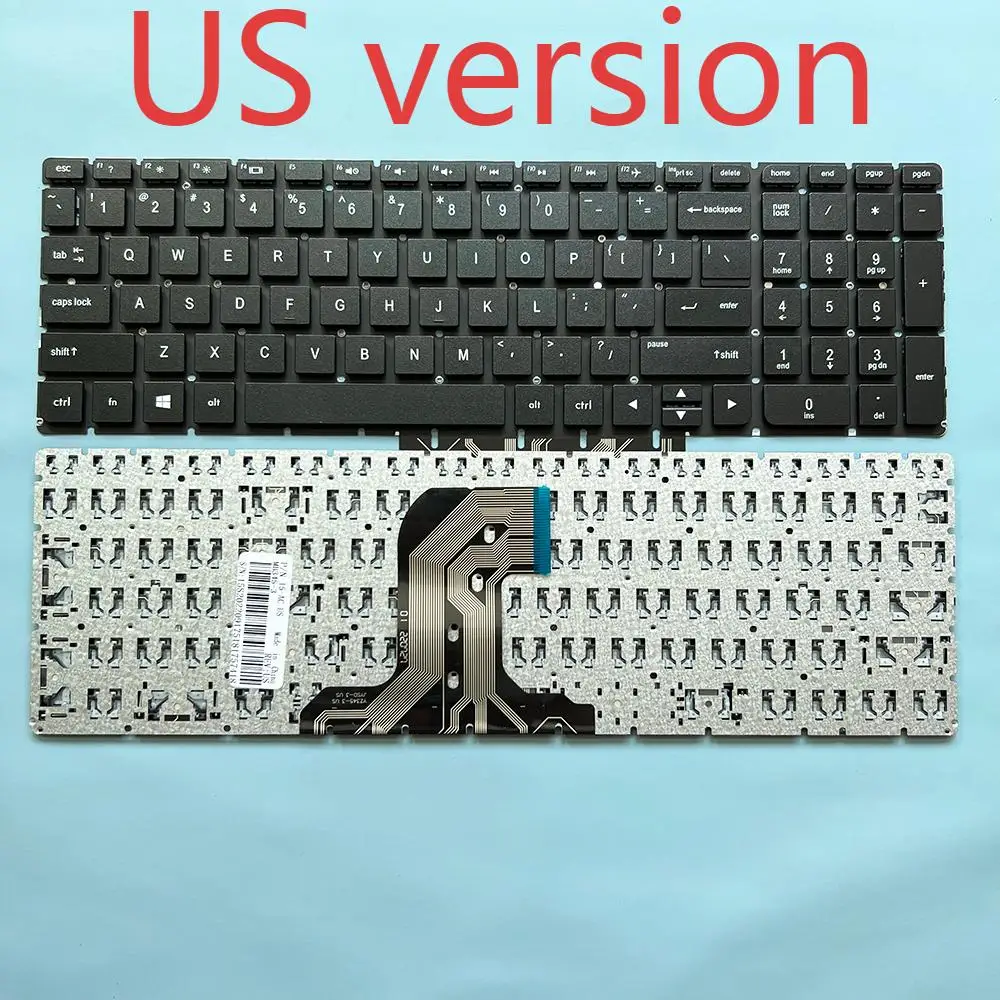 

Клавиатура 17-AC US/BR для HP 15-AC 15-AY 15-AF 15Q-AJ 15-BA 15-BG 15-BN 17-X 17-Y 17-x121dx 17-x115dx 250/255/256 G4 250/256 G5