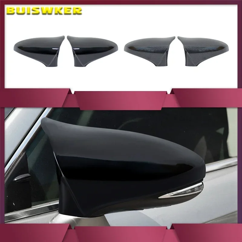 

New 2x Rearview Mirror Cover Wing Side Mirror Cap for Lexus IS200 IS250 IS300 IS350 2013-2020 M Style Rear View Mirror Cover Cap