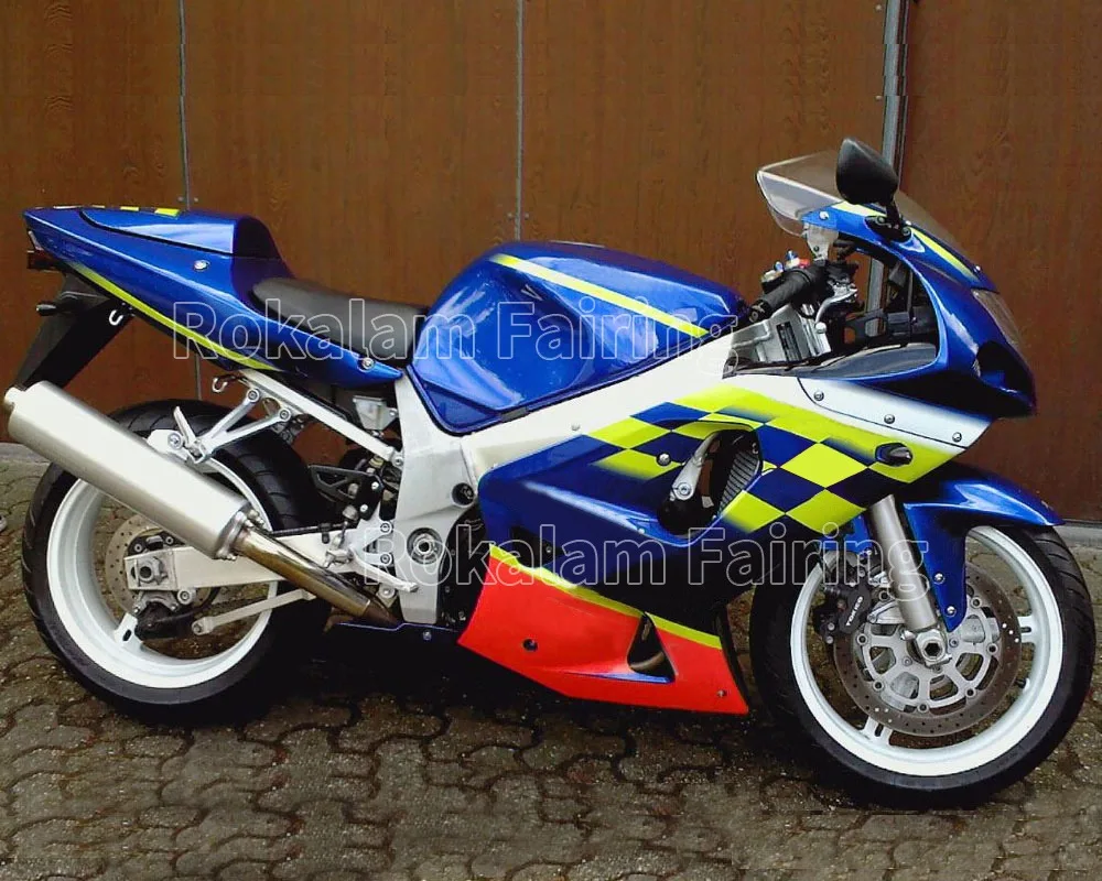 

Кузов послепродажного обслуживания для Suzuki K1 GSXR600 GSXR750 2001 2002 2003, синий, красный, зеленый, обтекатель мотоцикла (литье под давлением)