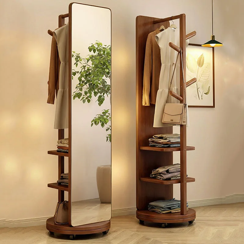 Display Mirror Coat Racks Modern Floor Bedroom Living Room Hotel Luxury Standing Coat Racks Clothes Perchero Trendy Furniture
