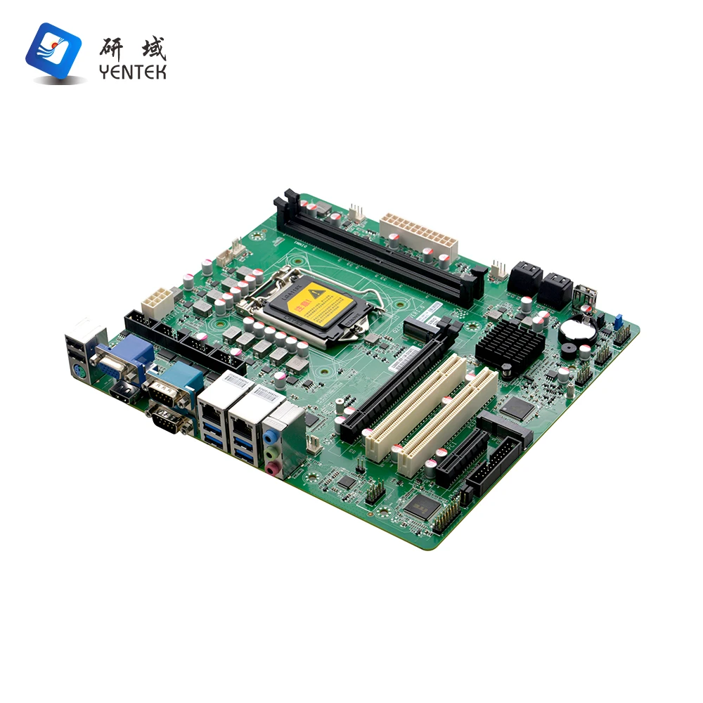 LGA1151 Q250 I3 I5 I7 procesador HD VGA 2 DDR4 4 SATA3.0 PCIE X16 X4 LAN COM Linux Industrial Micro ATX placa base