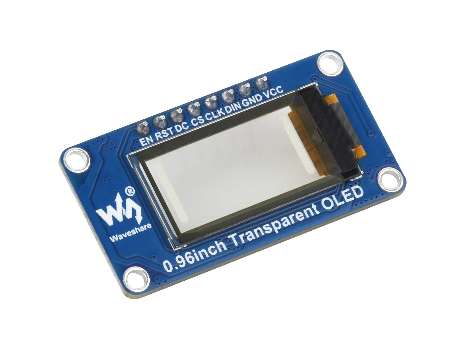 0.96 inch Transparent OLED Display Module 128×64 Resolution SSD1312 Driver IC SPI I2C Interface Screen for Arduino ESP32 STM32