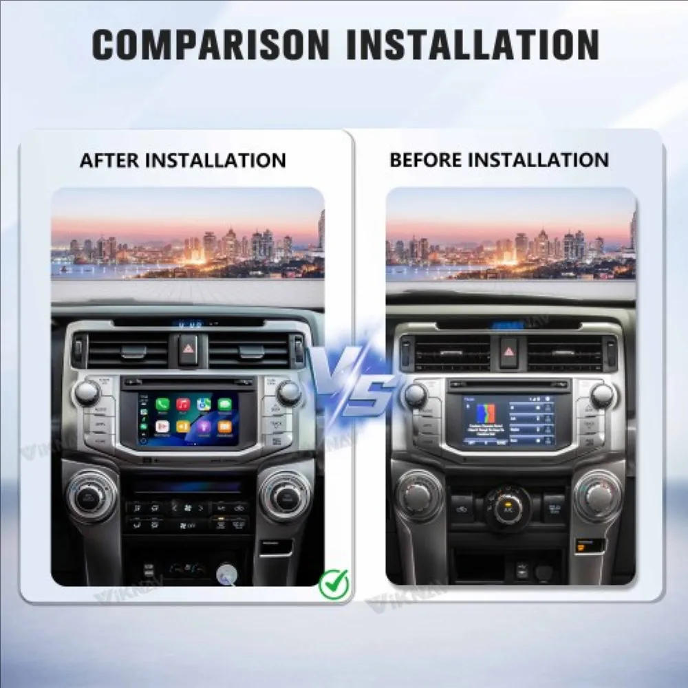Linux Interface Box for Toyota 4Runner 2015-2019 Wireless CarPlay Android Auto GPS Navigation Original Car Radio Screen