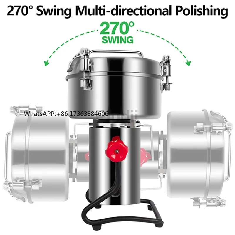 

4500g Ultrafine Powder Grinder Electric Large Capacity Grain Crusher Machine For Grain Nut Spice Chinese Medicine Grinding