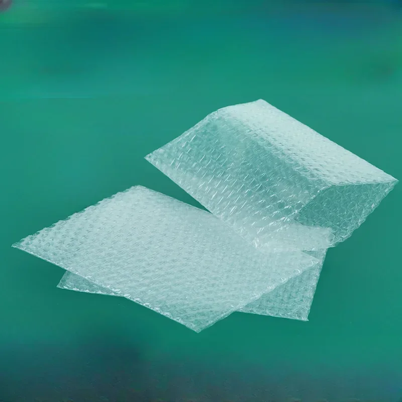 

50/100pcs Transparent Double Sided Thicken Bubble Bag White Packaging Express Delivery Transportation PE Plastic Envelope Bags