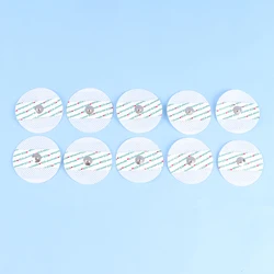 10pcs Non-Woven ECG Electrode Pads ECG EKG Electrode Patch Medical Disposable ECG Accessories Electrocardiogram Accessories