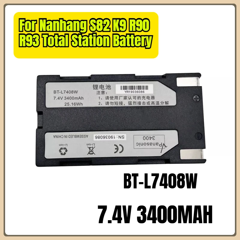 

7.4V 3400MAH For Nanhang S82 K9 R90 R93 Total Station Battery BT-L7408W