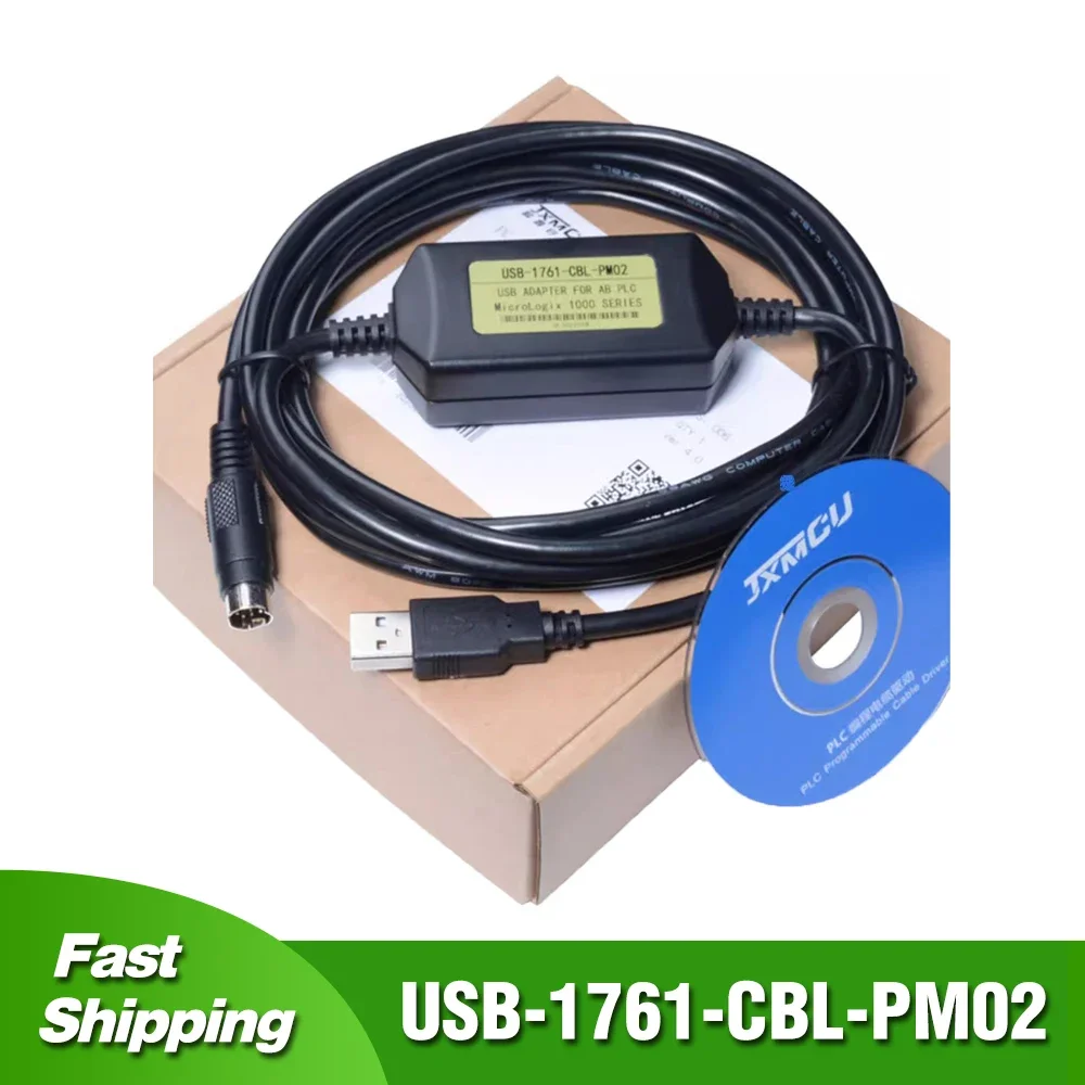 USB-1761-CBL-PM02 for AB 1000/1200/1400 1762-L24 download programming cable